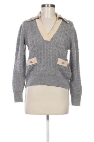 Дамски пуловер Sandro, Размер S, Цвят Сив, Цена 142,80 лв.