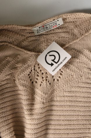 Damenpullover Save the Date, Größe XXL, Farbe Beige, Preis € 17,99