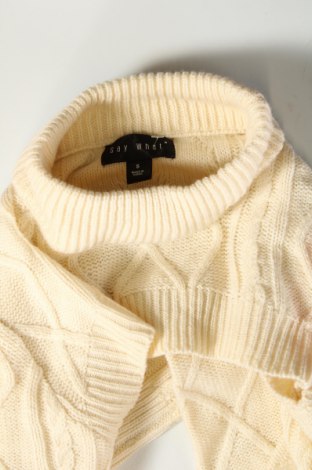 Дамски пуловер Say What, Размер S, Цвят Бежов, Цена 13,34 лв.