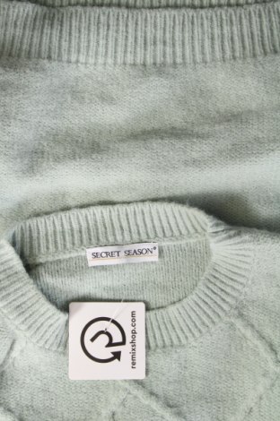 Дамски пуловер Secret Season, Размер M, Цвят Син, Цена 18,86 лв.
