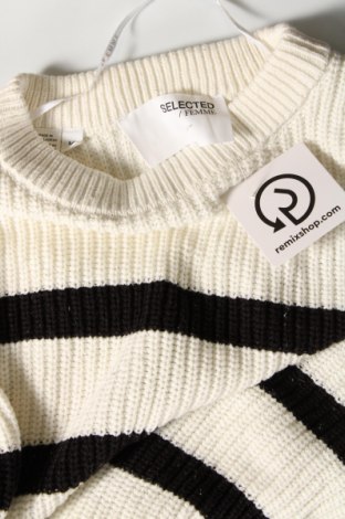 Дамски пуловер Selected, Размер S, Цвят Бял, Цена 91,00 лв.