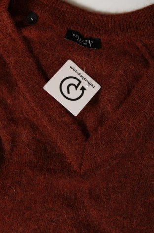 Дамски пуловер Selected Femme, Размер M, Цвят Кафяв, Цена 21,73 лв.