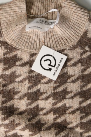 Damski sweter Selected Femme, Rozmiar L, Kolor Beżowy, Cena 78,68 zł