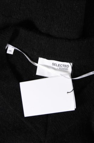 Γυναικείο πουλόβερ Selected Femme, Μέγεθος L, Χρώμα Μαύρο, Τιμή 33,56 €