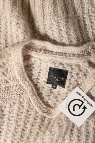 Γυναικείο πουλόβερ Selected Femme, Μέγεθος M, Χρώμα  Μπέζ, Τιμή 14,96 €