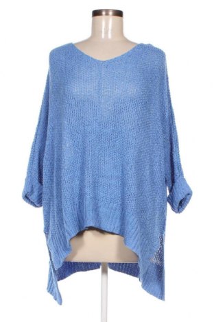 Дамски пуловер She + Sky, Размер M, Цвят Син, Цена 6,09 лв.