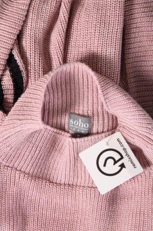 Дамски пуловер Soho, Размер M, Цвят Розов, Цена 13,34 лв.