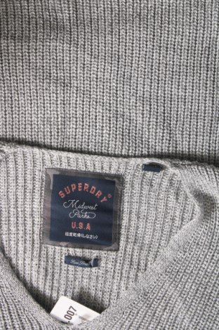 Дамски пуловер Superdry, Размер S, Цвят Сив, Цена 27,73 лв.