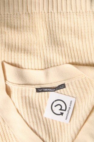 Дамски пуловер Threadbare, Размер XS, Цвят Екрю, Цена 5,80 лв.