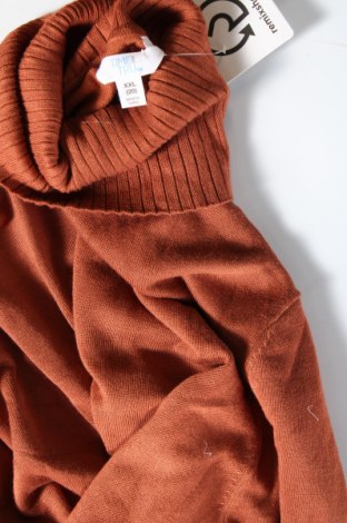 Дамски пуловер Time and tru, Размер XXL, Цвят Кафяв, Цена 17,40 лв.