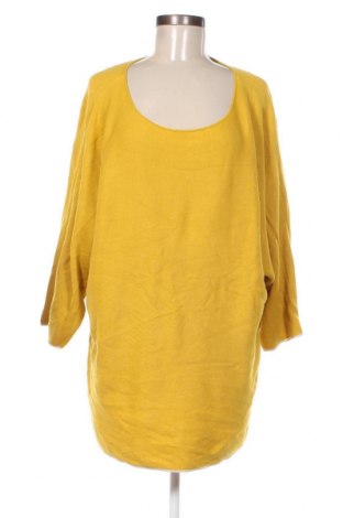 Дамски пуловер Tom Tailor, Размер XXL, Цвят Жълт, Цена 22,55 лв.