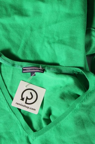 Дамски пуловер Tommy Hilfiger, Размер L, Цвят Зелен, Цена 70,85 лв.