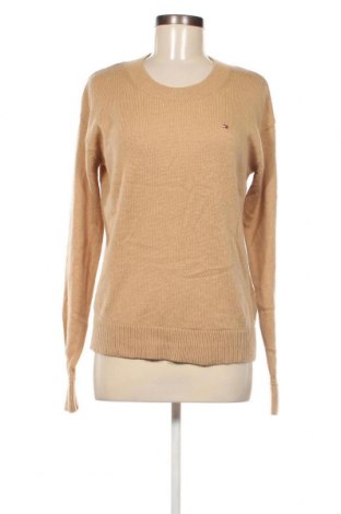 Дамски пуловер Tommy Hilfiger, Размер M, Цвят Бежов, Цена 67,58 лв.