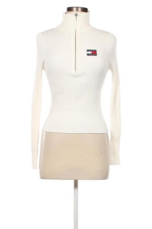 Damenpullover Tommy Jeans, Größe M, Farbe Weiß, Preis 31,95 €