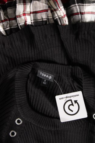 Дамски пуловер Torrid, Размер XS, Цвят Черен, Цена 14,21 лв.