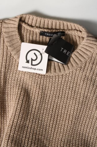 Дамски пуловер Trendyol, Размер M, Цвят Бежов, Цена 45,57 лв.