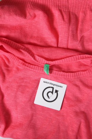 Дамски пуловер United Colors Of Benetton, Размер L, Цвят Розов, Цена 26,69 лв.