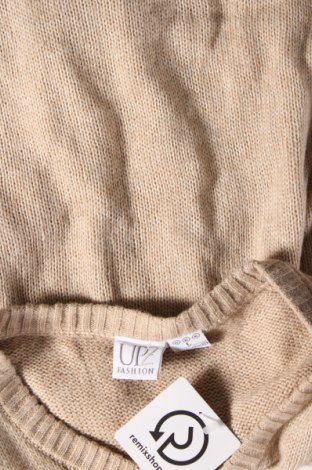 Damski sweter Up 2 Fashion, Rozmiar L, Kolor Beżowy, Cena 32,47 zł