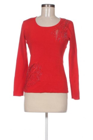Дамски пуловер Va Milano, Размер M, Цвят Червен, Цена 14,21 лв.