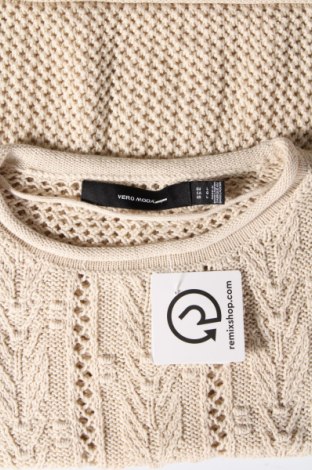 Дамски пуловер Vero Moda, Размер L, Цвят Бежов, Цена 13,23 лв.