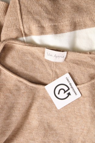 Дамски пуловер Via Appia, Размер M, Цвят Бежов, Цена 20,09 лв.