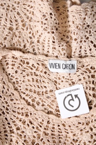 Γυναικείο πουλόβερ Vivien Caron, Μέγεθος XL, Χρώμα  Μπέζ, Τιμή 7,57 €