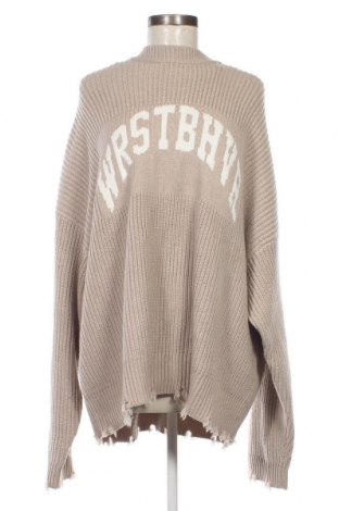 Дамски пуловер WRSTBHVR, Размер M, Цвят Бежов, Цена 98,00 лв.