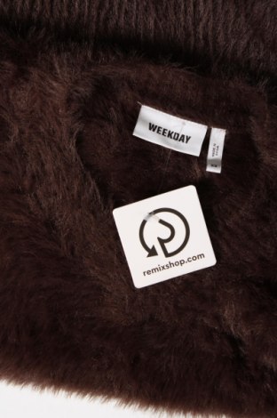 Γυναικείο πουλόβερ Weekday, Μέγεθος XS, Χρώμα Καφέ, Τιμή 10,53 €