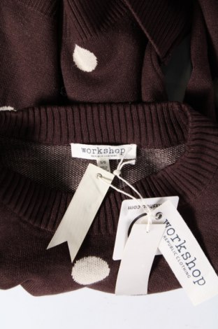 Дамски пуловер Workshop, Размер L, Цвят Кафяв, Цена 42,78 лв.
