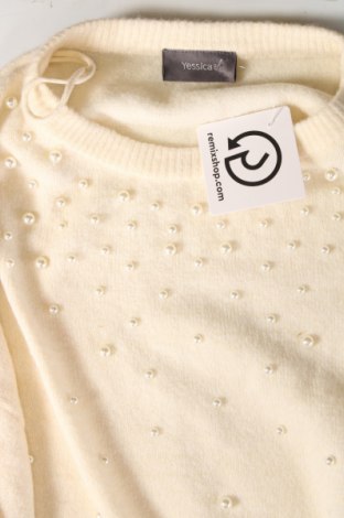 Дамски пуловер Yessica, Размер XL, Цвят Екрю, Цена 16,24 лв.