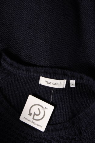 Дамски пуловер Yessica, Размер M, Цвят Син, Цена 13,34 лв.