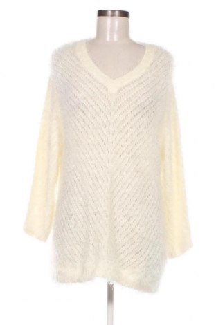 Дамски пуловер Yessica, Размер L, Цвят Бял, Цена 14,21 лв.