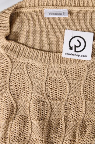 Дамски пуловер Yessica, Размер M, Цвят Бежов, Цена 15,66 лв.