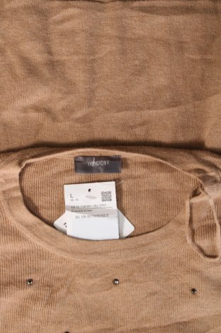 Дамски пуловер Yessica, Размер L, Цвят Бежов, Цена 22,54 лв.