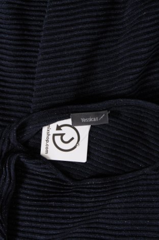 Дамски пуловер Yessica, Размер L, Цвят Син, Цена 14,21 лв.