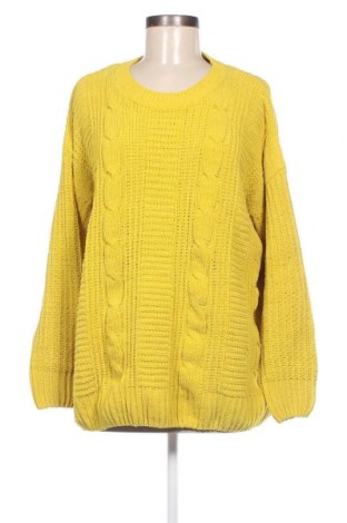 Дамски пуловер Yessica, Размер L, Цвят Жълт, Цена 14,21 лв.