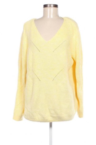 Γυναικείο πουλόβερ Yessica, Μέγεθος XXL, Χρώμα Κίτρινο, Τιμή 9,87 €