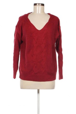 Дамски пуловер Yoins, Размер S, Цвят Червен, Цена 14,21 лв.
