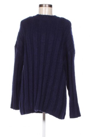 Дамски пуловер Zara, Размер L, Цвят Син, Цена 12,96 лв.