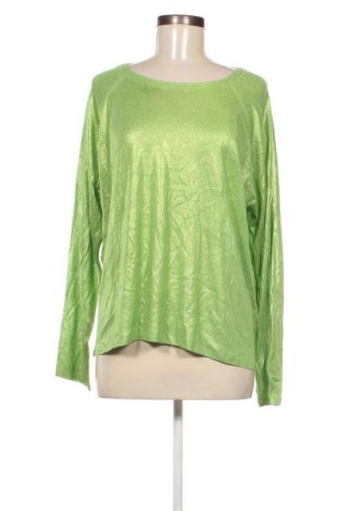 Дамски пуловер Zara, Размер L, Цвят Зелен, Цена 28,52 лв.