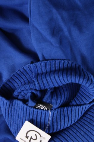 Дамски пуловер Zara, Размер M, Цвят Син, Цена 14,78 лв.