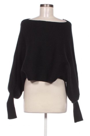 Дамски пуловер Zara, Размер M, Цвят Черен, Цена 12,42 лв.