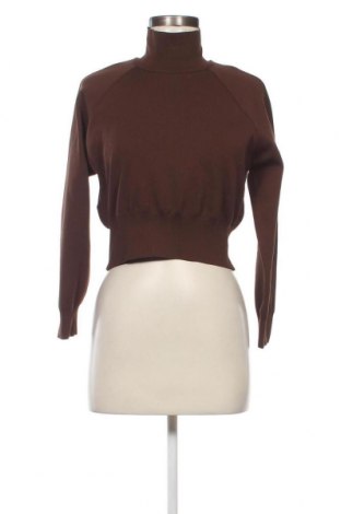 Дамски пуловер Zara, Размер M, Цвят Кафяв, Цена 14,04 лв.