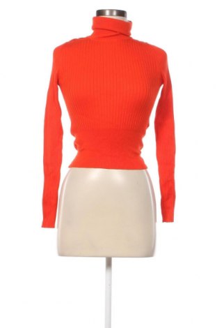 Дамски пуловер Zara, Размер S, Цвят Оранжев, Цена 12,42 лв.