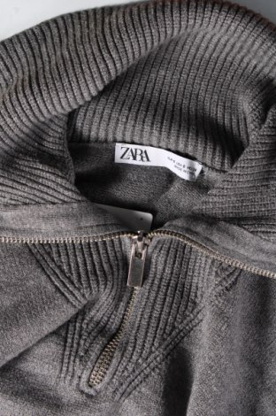 Дамски пуловер Zara, Размер S, Цвят Сив, Цена 27,49 лв.