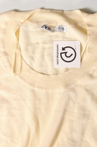 Pulover de femei Zara, Mărime S, Culoare Ecru, Preț 31,09 Lei