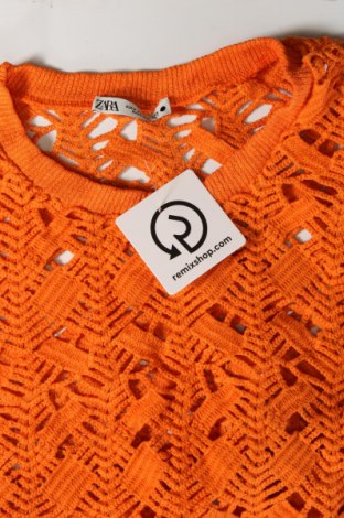 Damenpullover Zara, Größe S, Farbe Orange, Preis 6,58 €