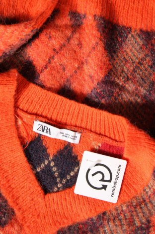 Дамски пуловер Zara, Размер L, Цвят Многоцветен, Цена 13,23 лв.