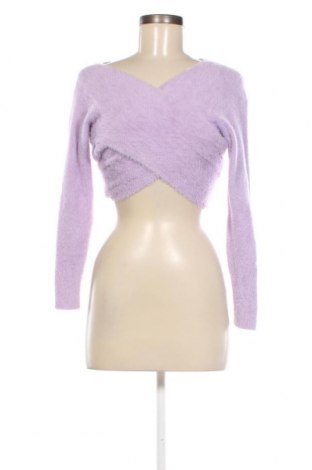 Дамски пуловер Zara, Размер S, Цвят Лилав, Цена 13,23 лв.