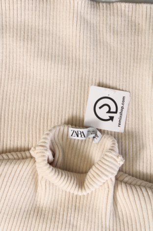 Pulover de femei Zara, Mărime L, Culoare Ecru, Preț 40,86 Lei